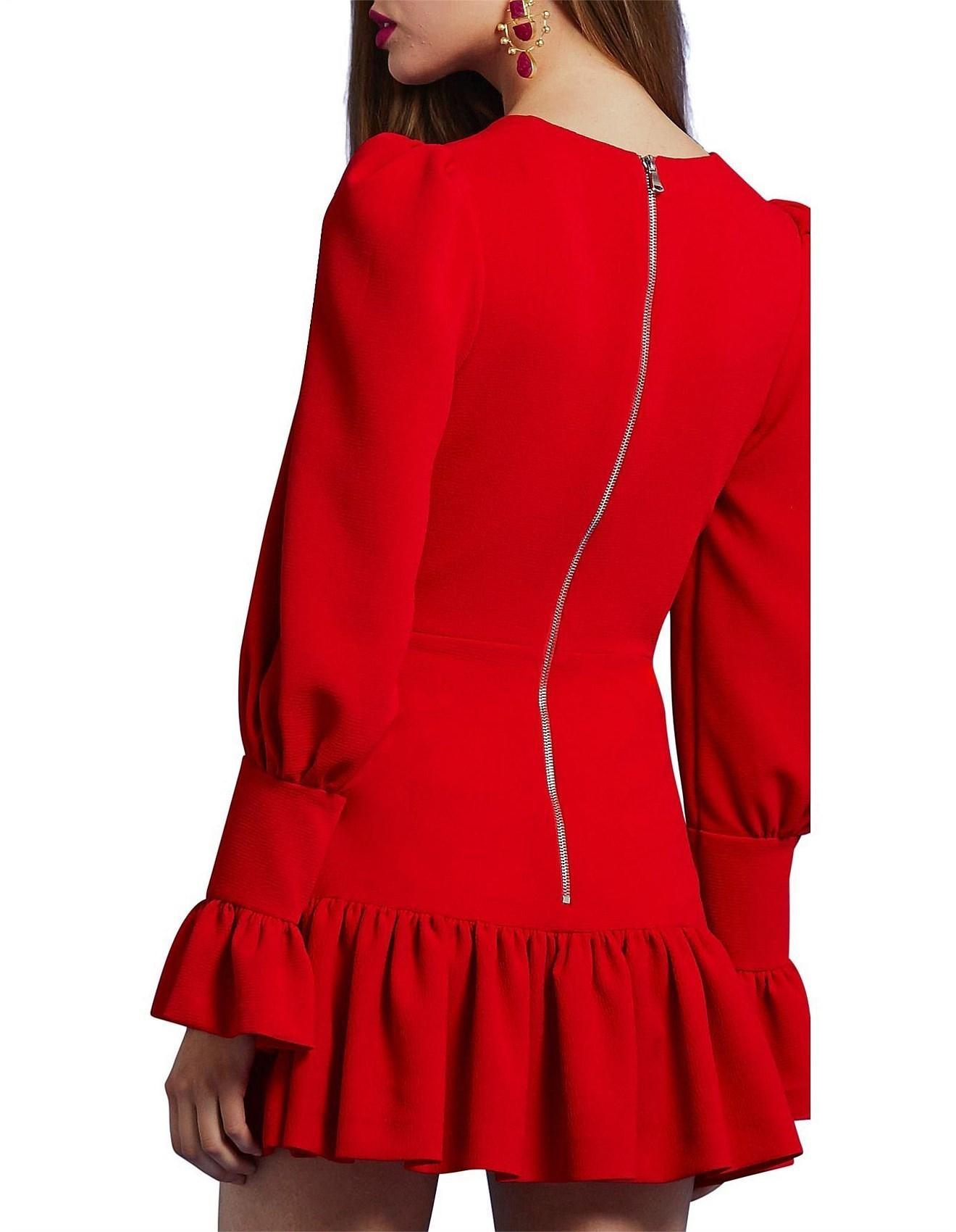 By Johnny Anna V Tulip Sleeve dress size 8 - Image 2