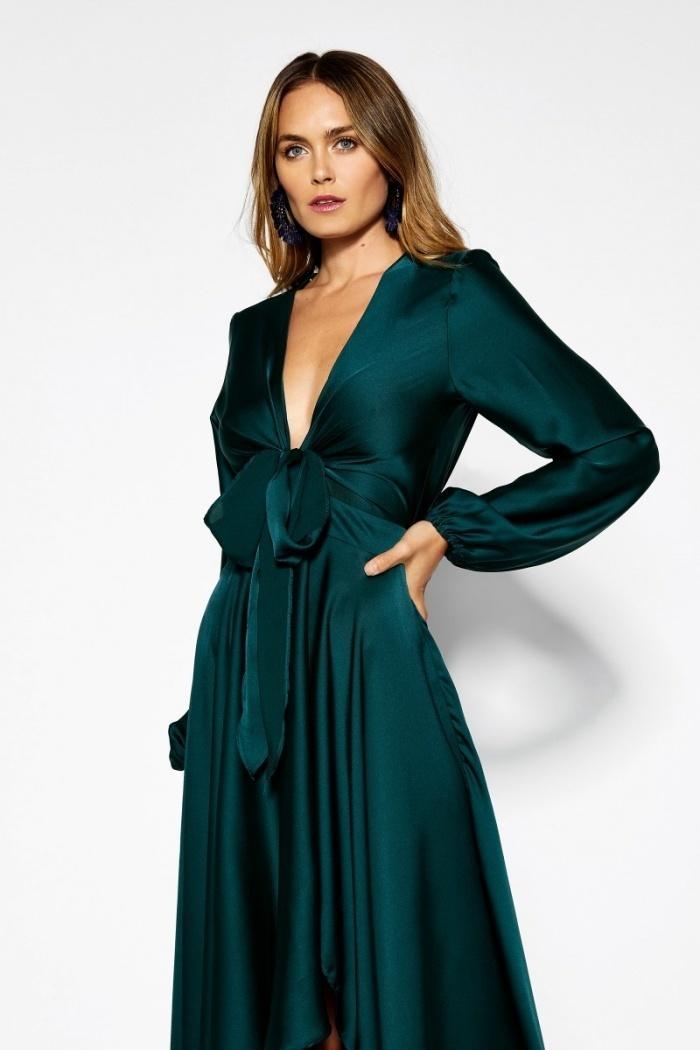 Sheike Fanciful dress - Peacock for rent on The Volte - main image