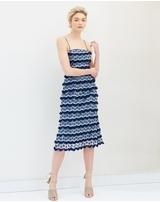 Keepsake the label Midi Dress Navy Blue Size 8 - Image 2