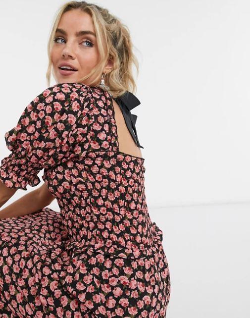 Sister Jane Maxi Floral Dress Print Size 10 - Image 3