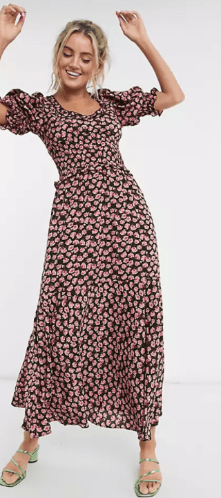 Sister Jane Maxi Floral Dress Print Size 10 - Image 2