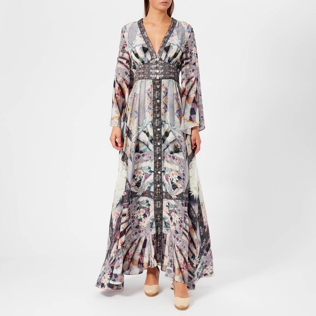 Camilla 'In her Shoes' Kimono Sleeve Dress with Shirring Detail Size 14 - Image 1