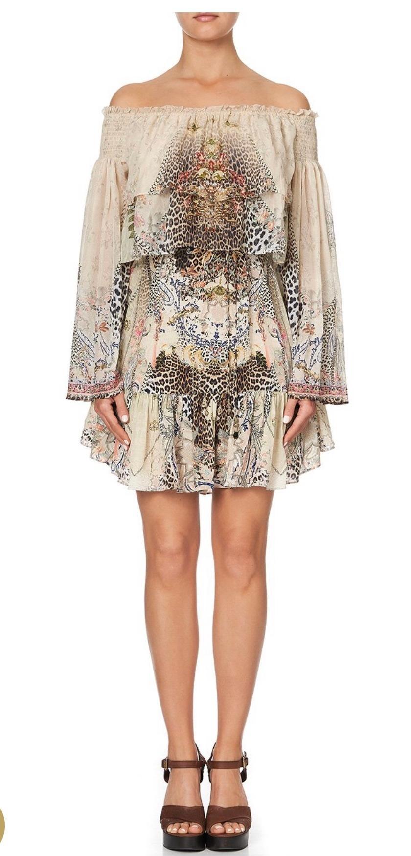 Camilla Forever Forever Tiered Ruffle Dress Print Size 14  - Image 5