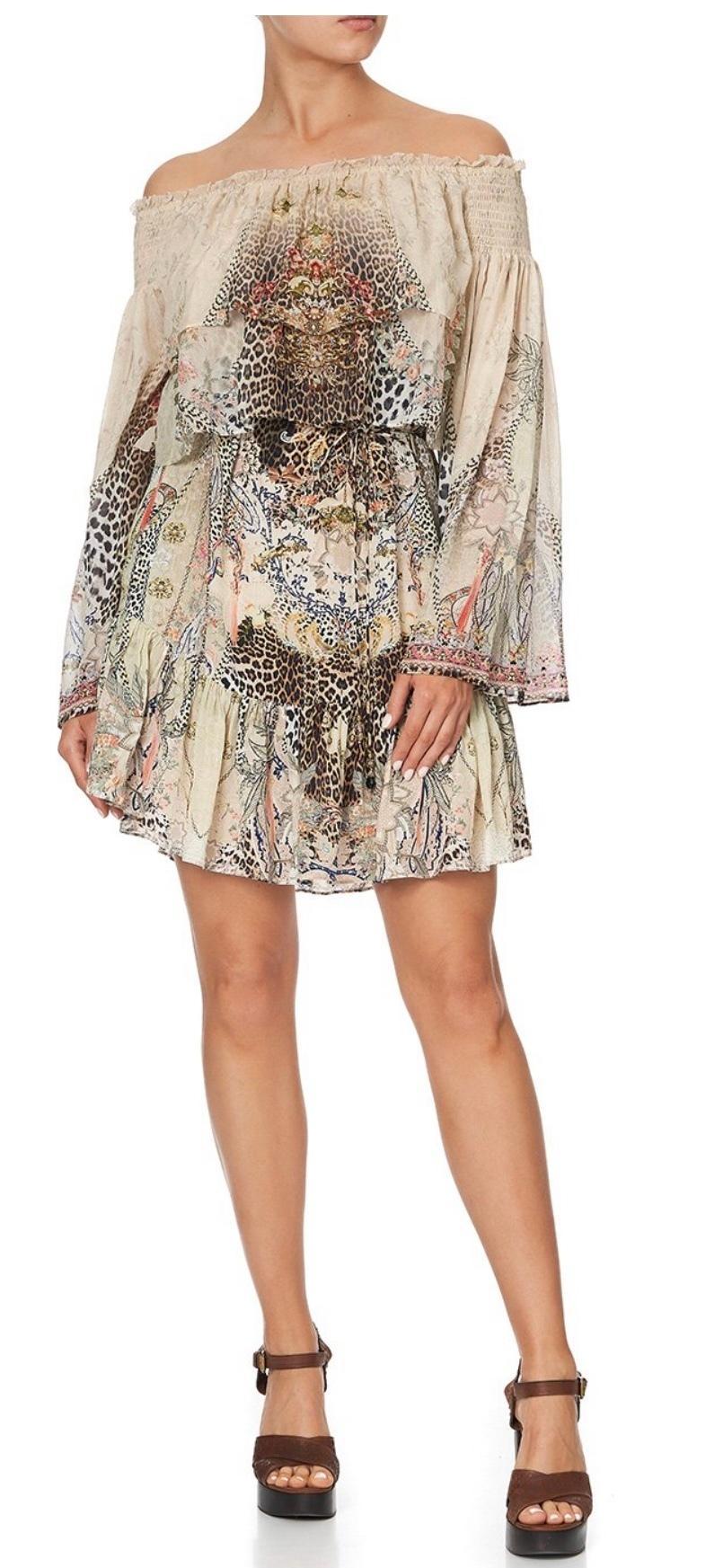 Camilla Forever Forever Tiered Ruffle Dress Print Size 14  - Image 1