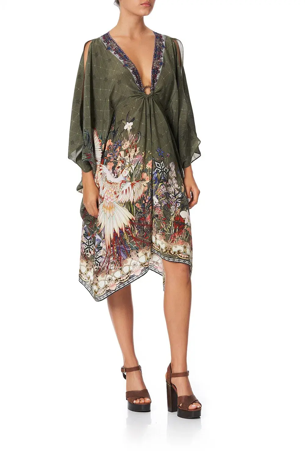 Camilla Watchful Wings Short Kaftan One Size - Image 1