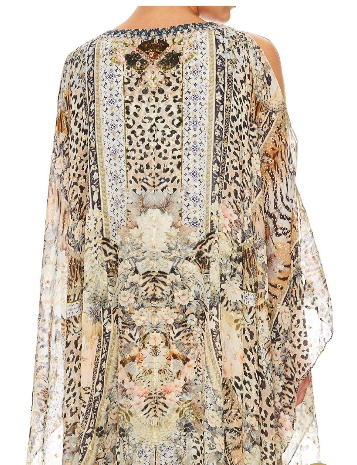 Camilla Moto Maiko Long Sheer Overlay Dress Print One Size - Image 4