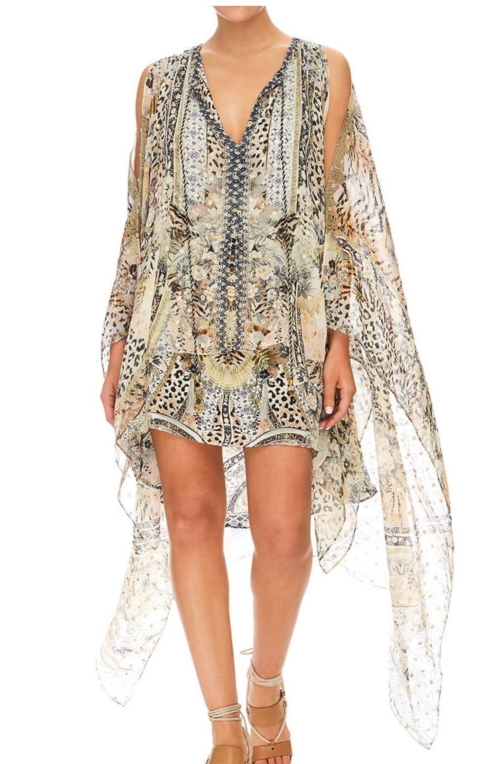 Camilla Moto Maiko Long Sheer Overlay Dress Print One Size - Image 1