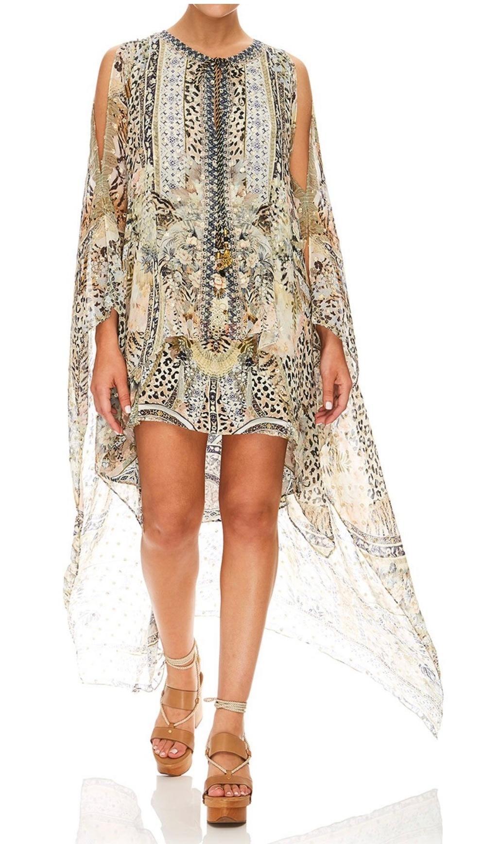 Camilla Moto Maiko Long Sheer Overlay Dress Print One Size - Image 5