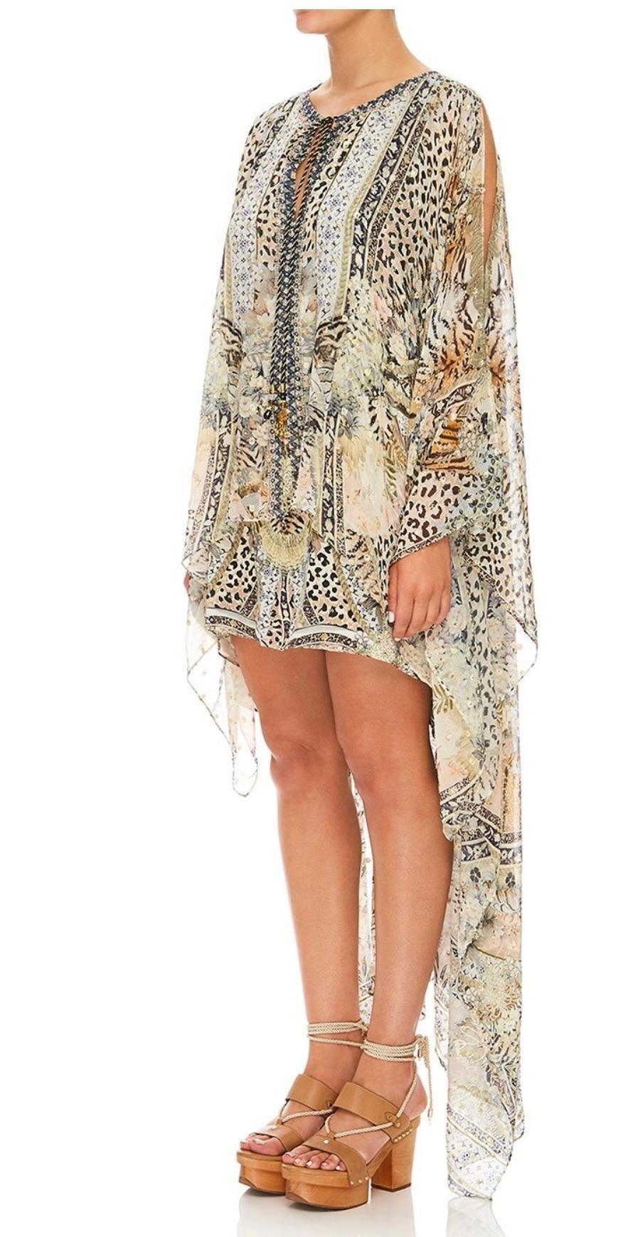 Camilla Moto Maiko Long Sheer Overlay Dress Print One Size - Image 8