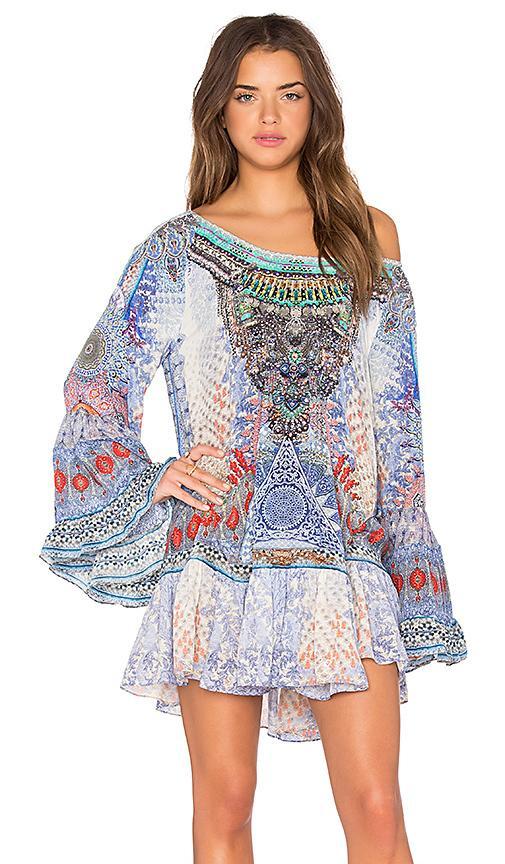 Camilla 'Concubine' A Line Frill Dress Size 2 (12) - Image 4