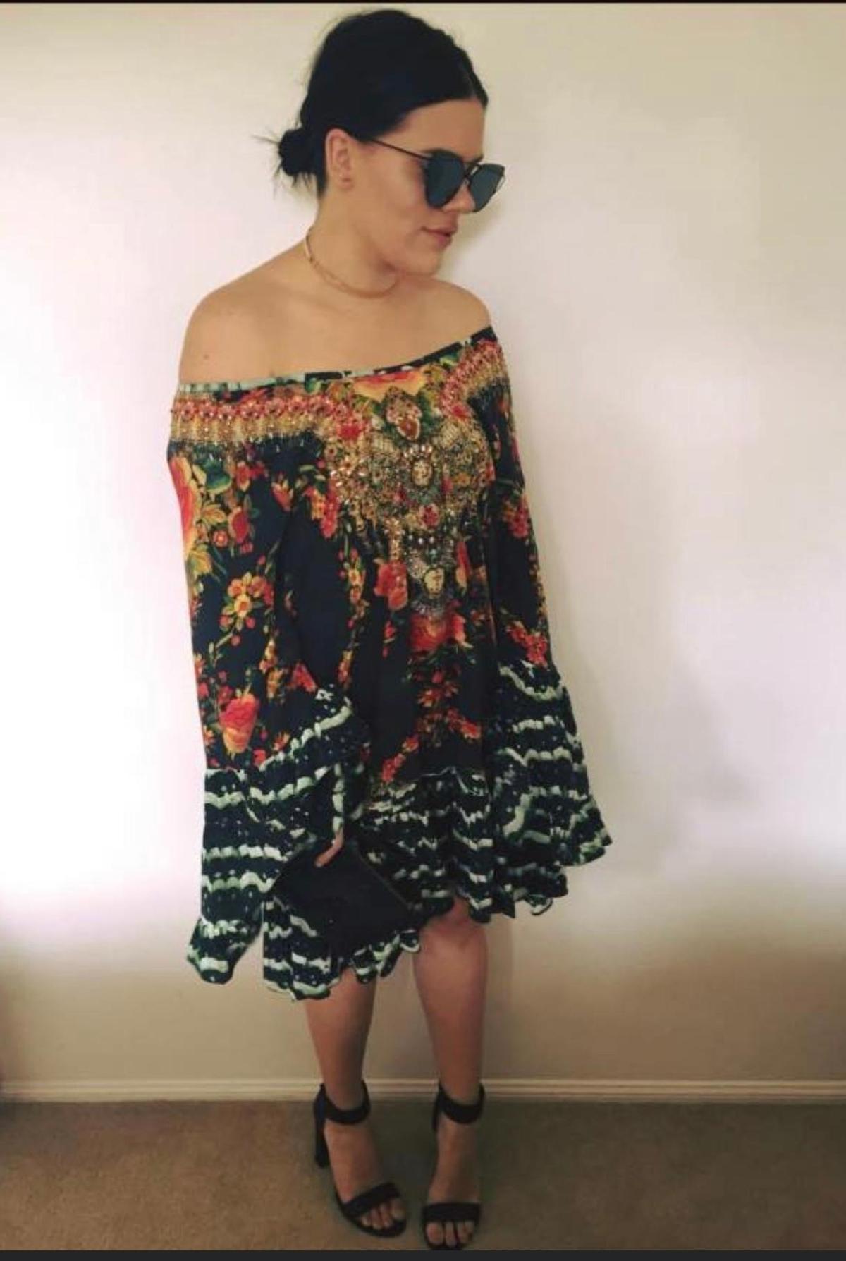 Camilla 'Lift the Veil' A Line frill Dress Size 2 (12) - Image 4