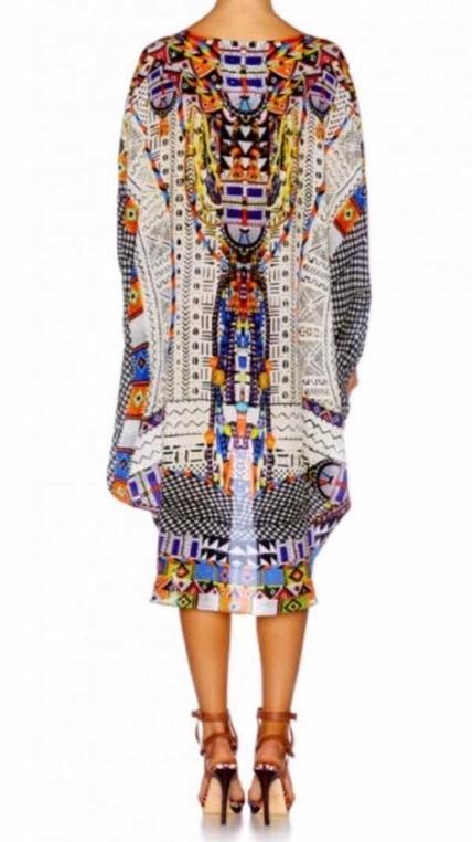 Camilla Echoes of Engai Scoop Back Hem Dress One Size - Image 2