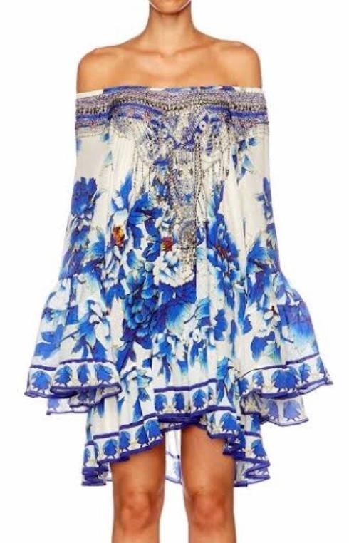 Camilla 'Ring of Roses' A Line Frill dress Size M - Image 2