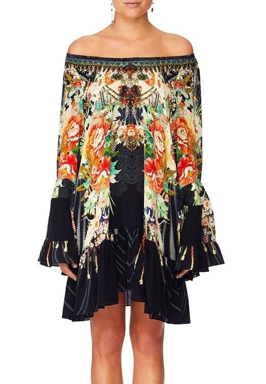 Camilla 'Queen of Kings' A-line frill dress Size L - Image 3