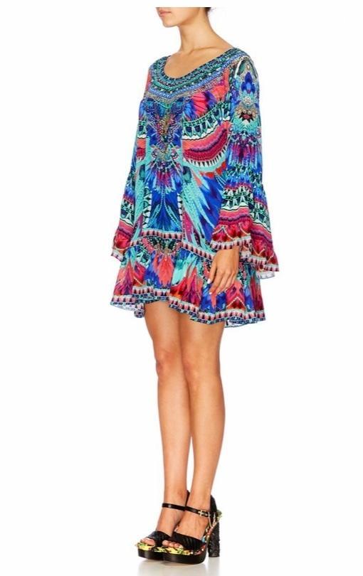 Camilla 'Skyfall' A Line Frill Dress Size M - Image 3