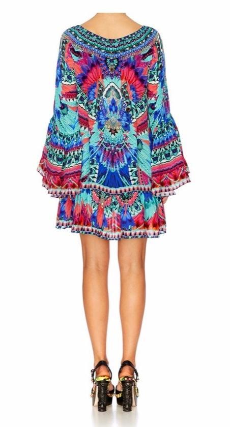 Camilla 'Skyfall' A Line Frill Dress Size M - Image 2