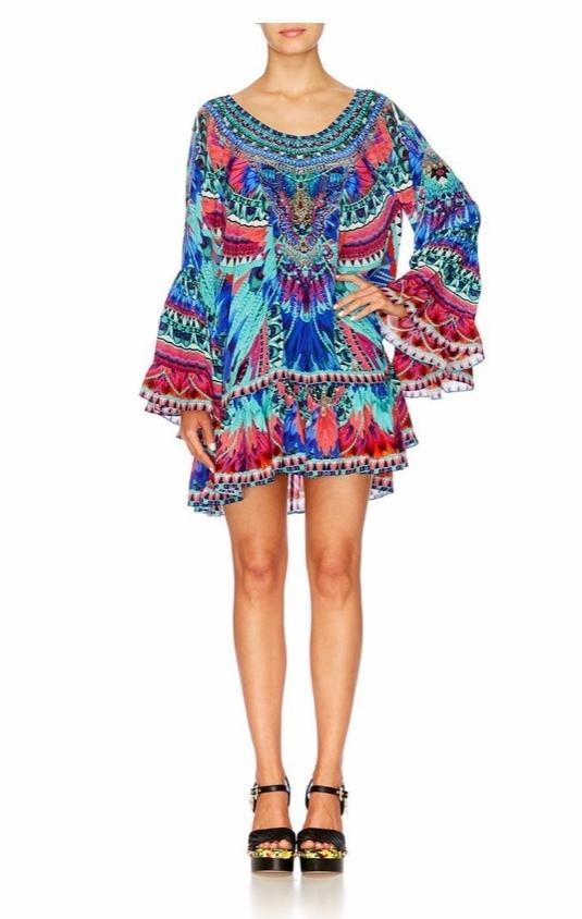 Camilla 'Skyfall' A Line Frill Dress Size M - Image 5