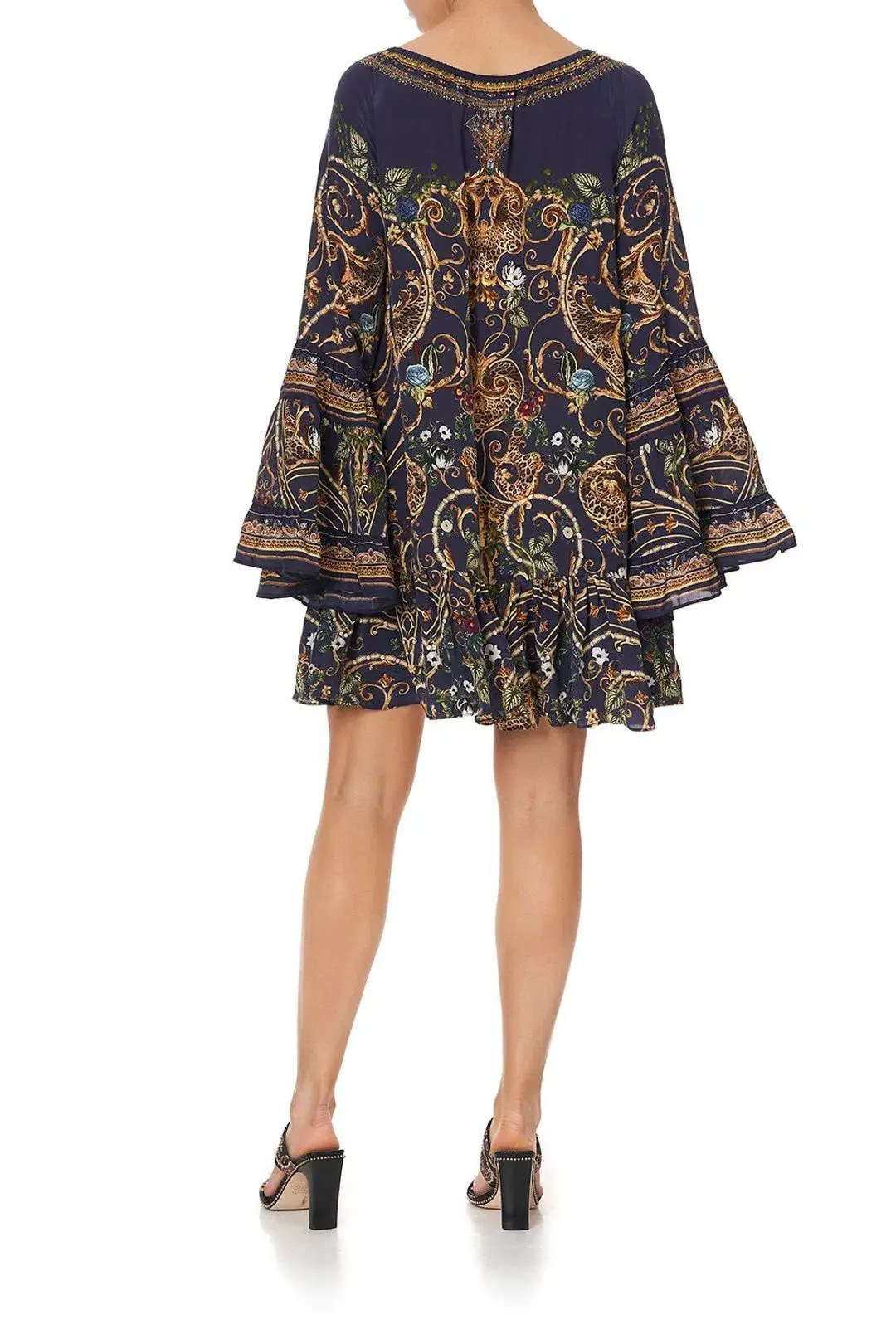 Camilla Seven Day Weekend A Line Frill Dress Print Size XL for rent on The Volte - main image