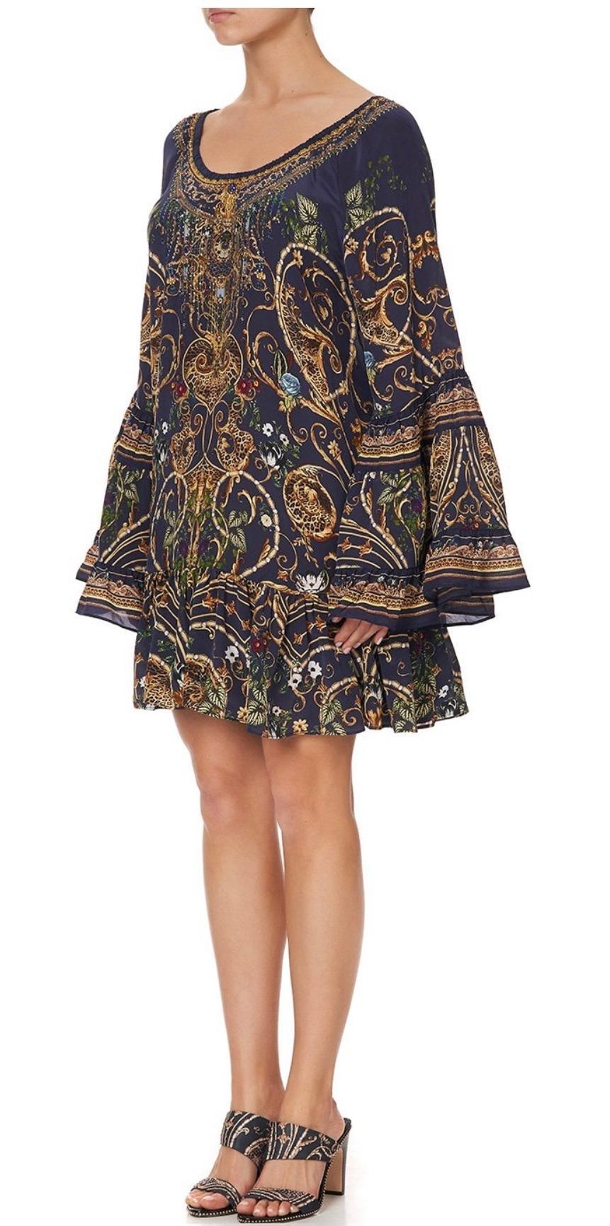 Camilla Seven Day Weekend A Line Frill Dress Print Size XL - Image 4