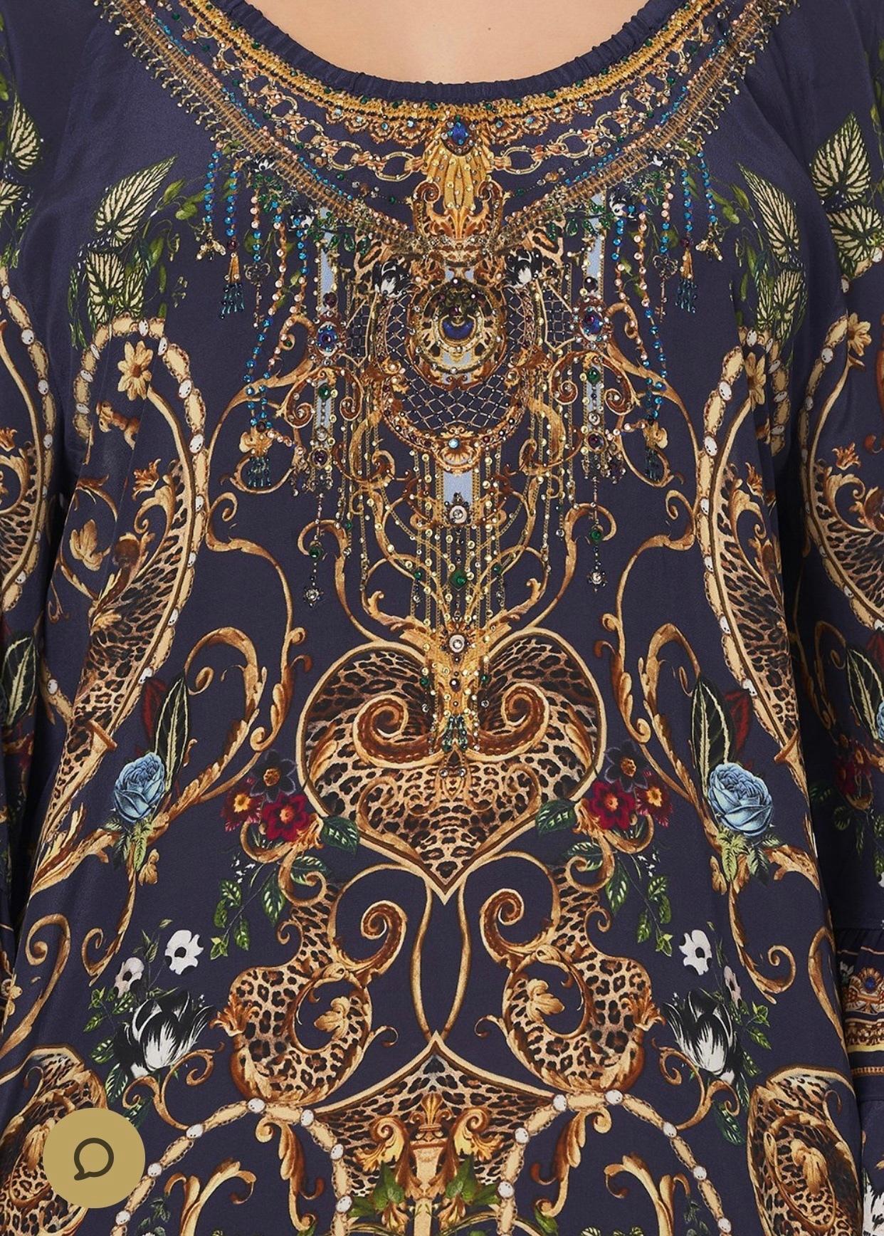 Camilla Seven Day Weekend A Line Frill Dress Print Size XL - Image 6