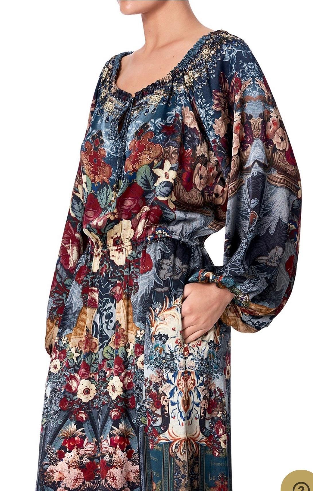 Camilla Hotel Boheme Jumpsuit with Blouson Sleeve Print Size L - Image 3