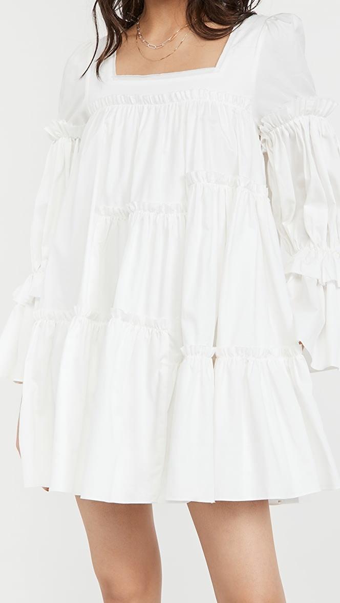Aje L'Espirit Mini Dress White Size 6 - Image 6