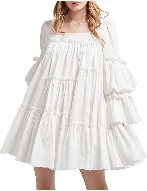 Aje L'Espirit Mini Dress White Size 6 - Image 5