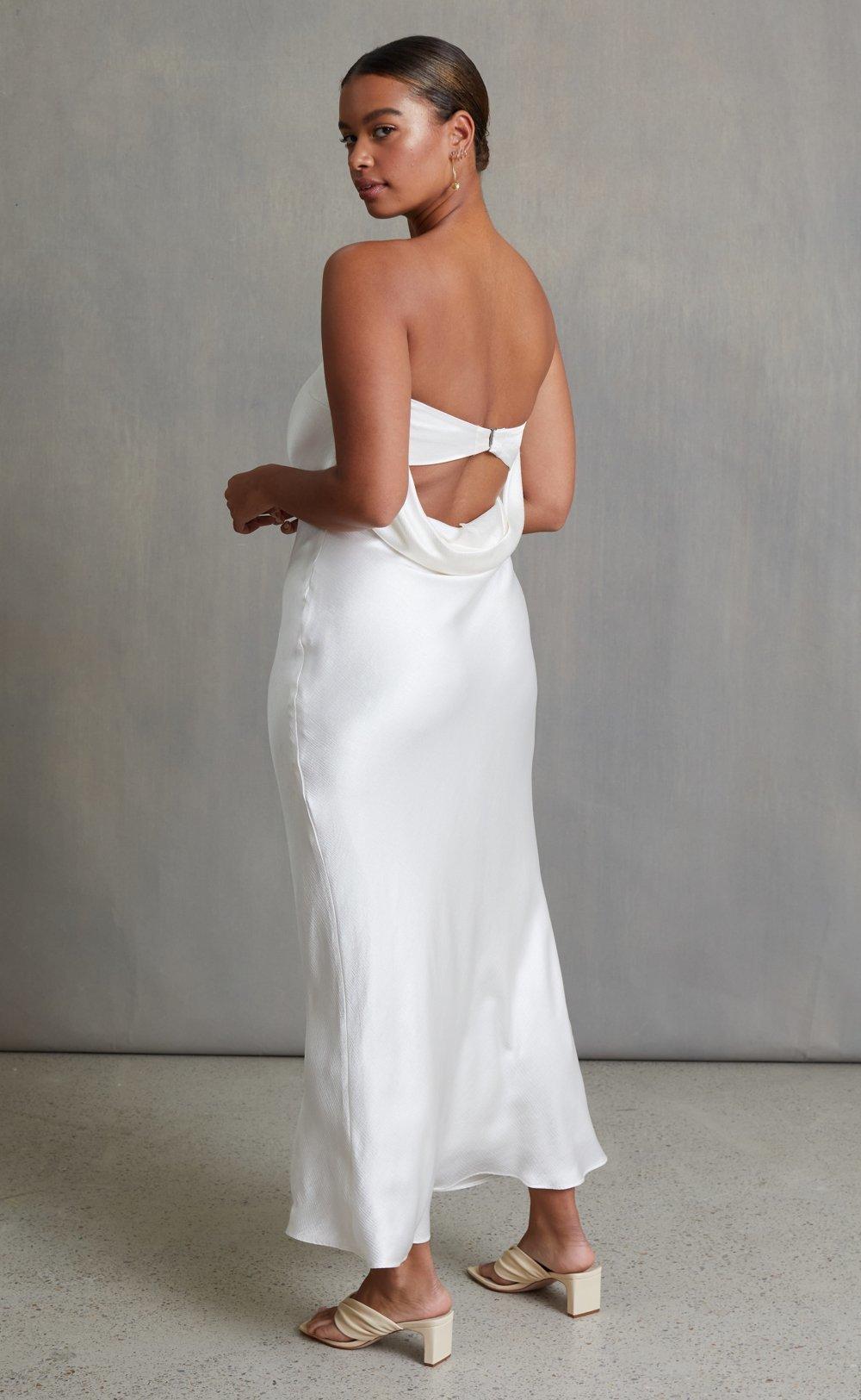 Bec & Bridge Moon Dance Strapless Dress White Size 6 - Image 2