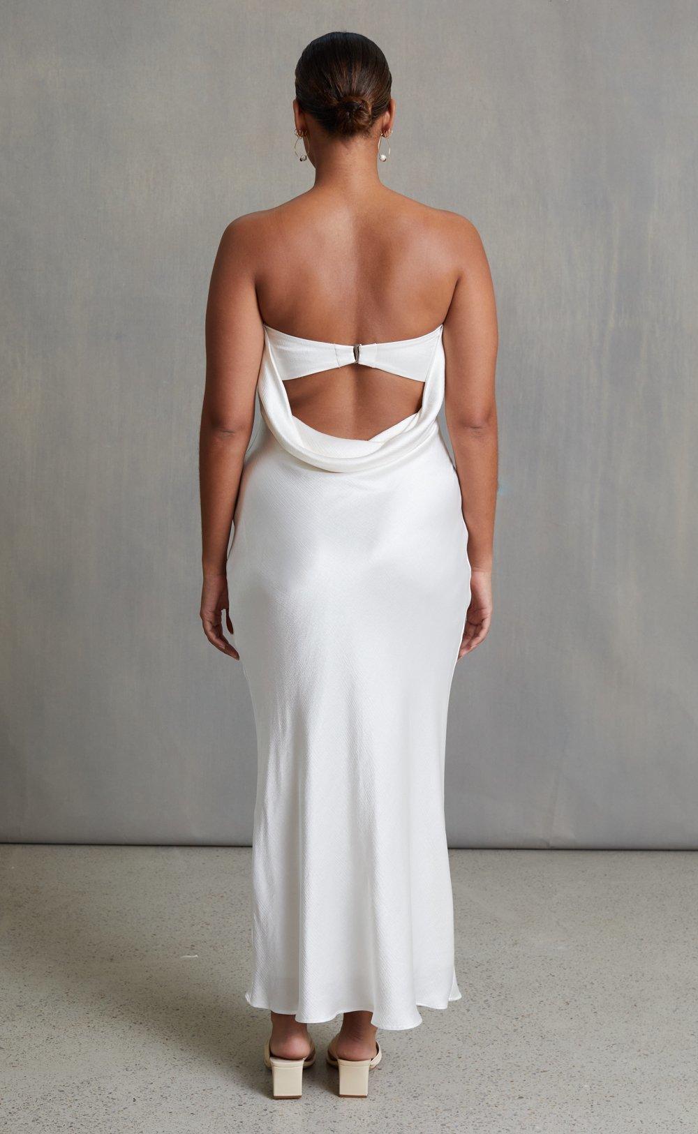 Bec & Bridge Moon Dance Strapless Dress White Size 6 - Image 3