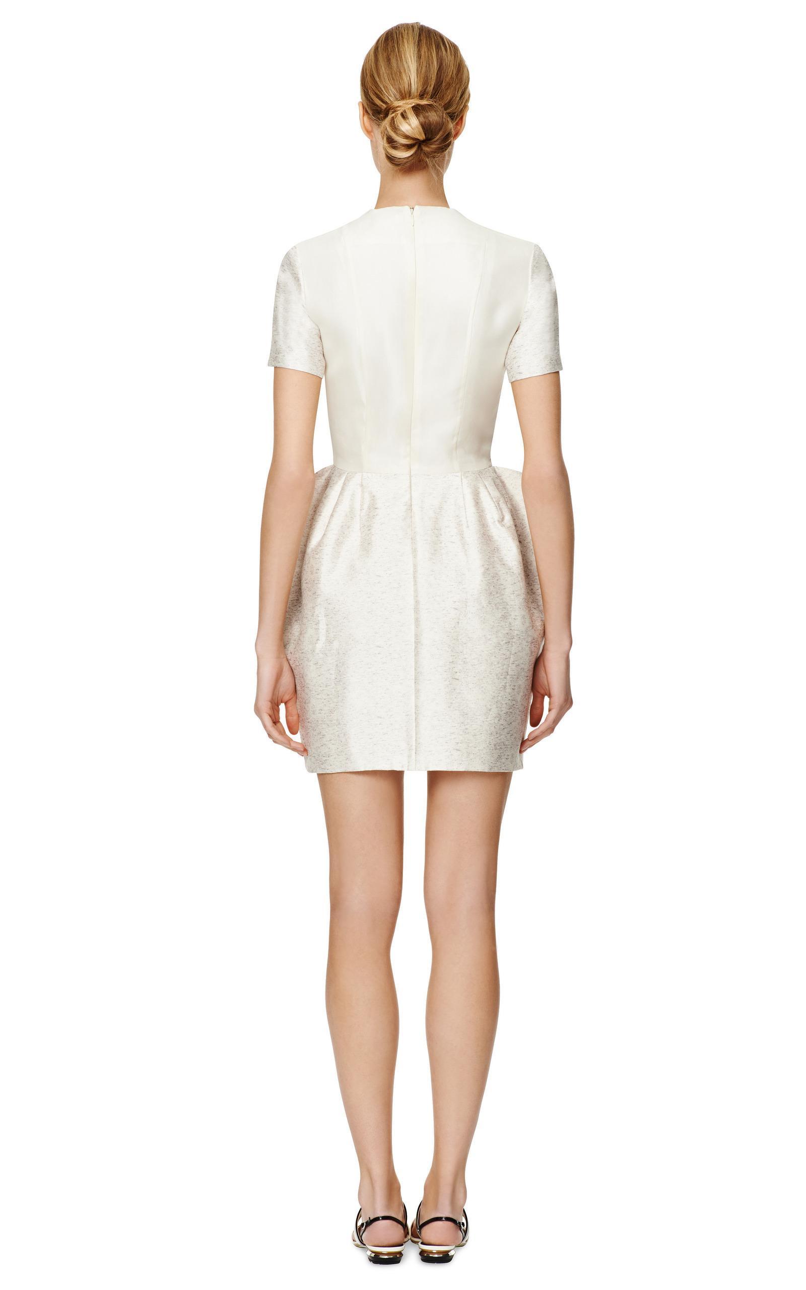 Ellery Swish Mini Dress Silver Size 12  - Image 3