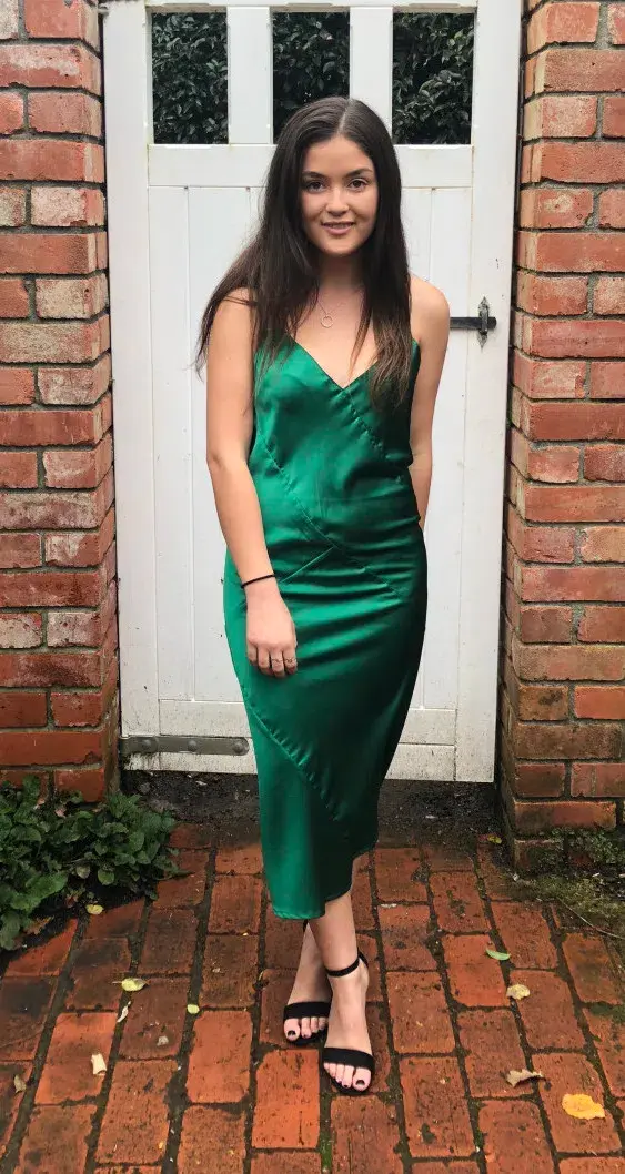 Maurie & Eve Sunrise Dress Green Size 10 - Image 3