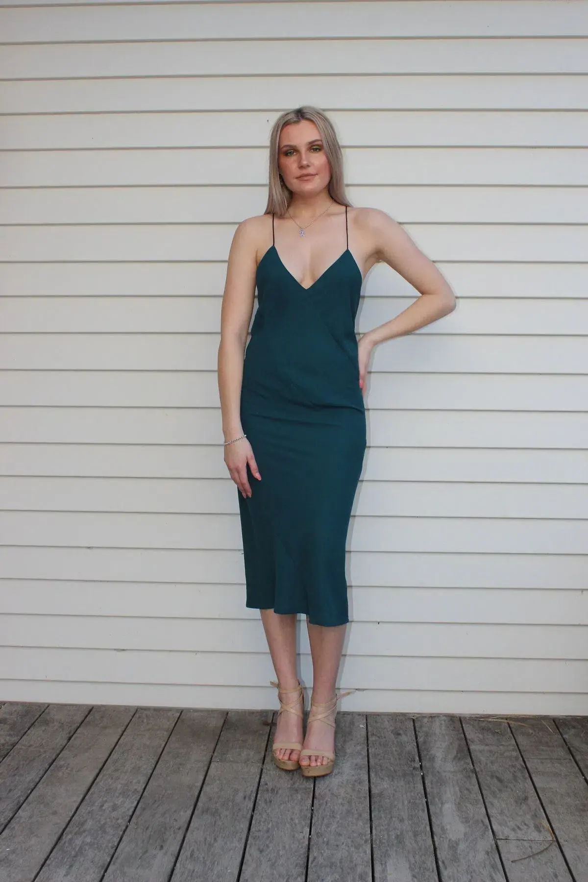 Maurie & Eve Sunrise Dress Green Size 10 - Image 1