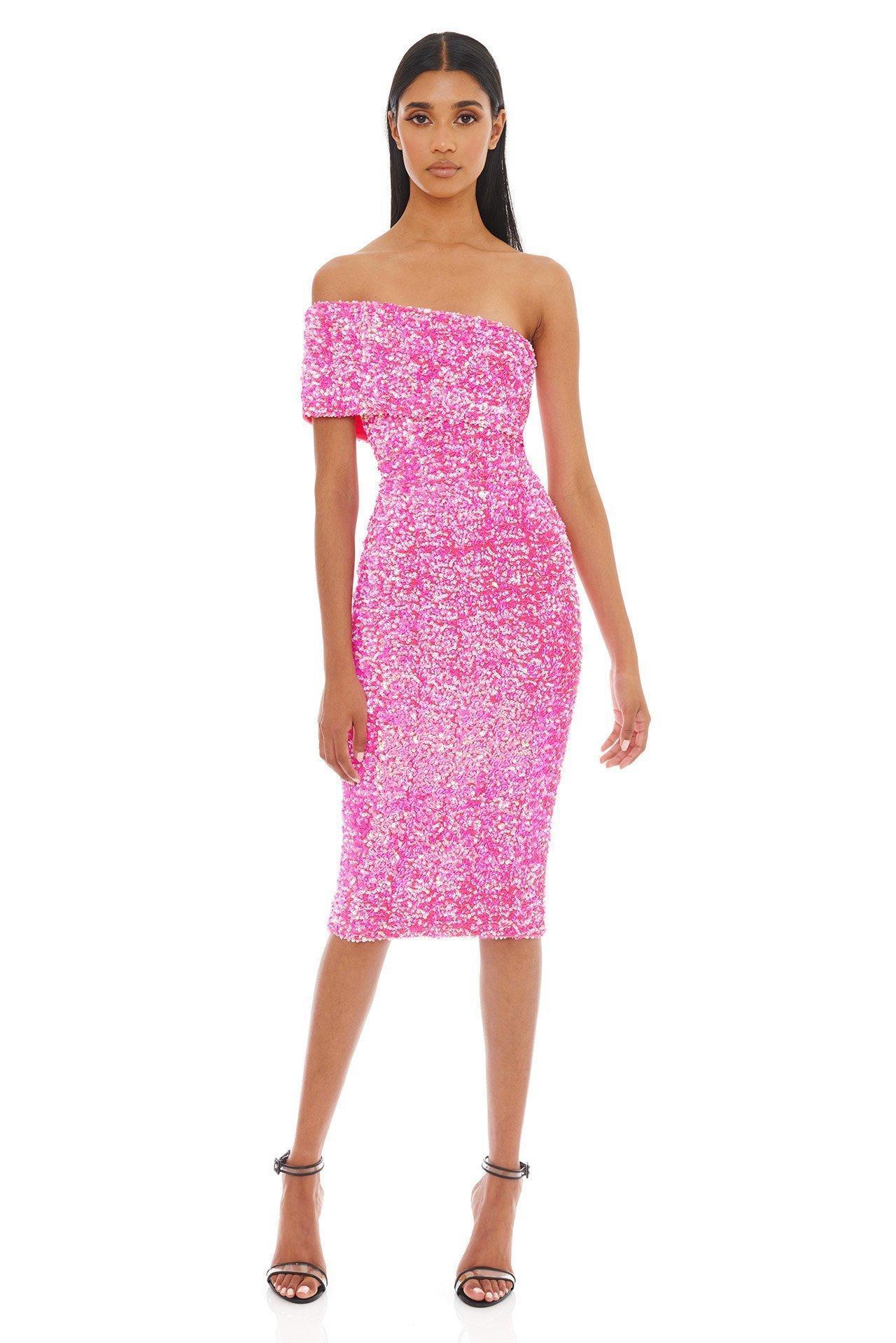 Eliya The Label Alyssa Dress in Pink Size 14 - Image 1