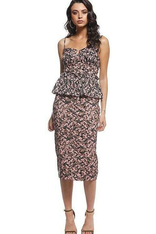 Pasduchas Floral Dress Print Size 8  - Image 1