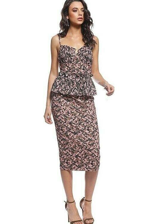 Pasduchas Floral Dress Print Size 8  - Image 2