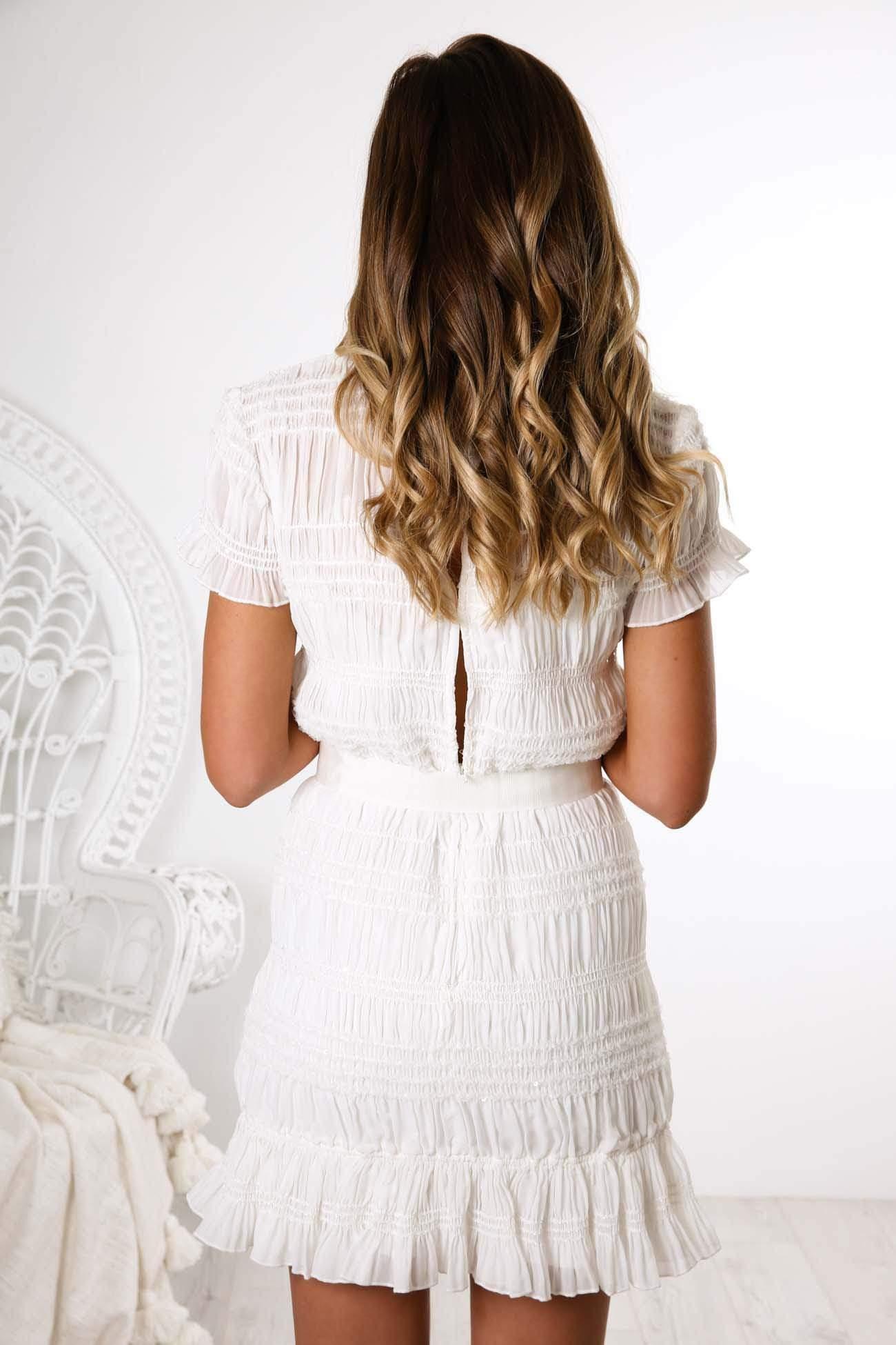 Keepsake The Label Naive Mini Dress white Size 12 - Image 3
