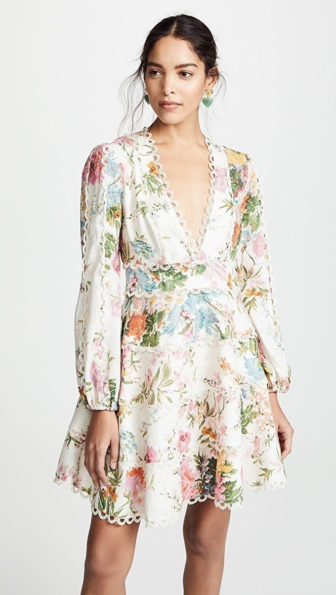Zimmermann Heathers Flounce Short Dress Print Size 8 - Image 2