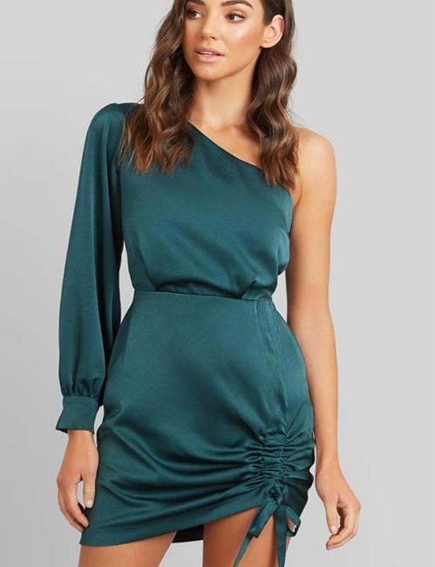 Kookai Vangeline Mini Dress Pine Green Size 10 - Image 1
