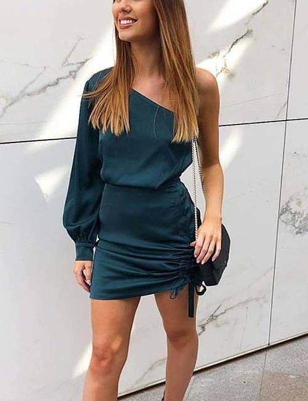 Kookai Vangeline Mini Dress Pine Green Size 10 - Image 3