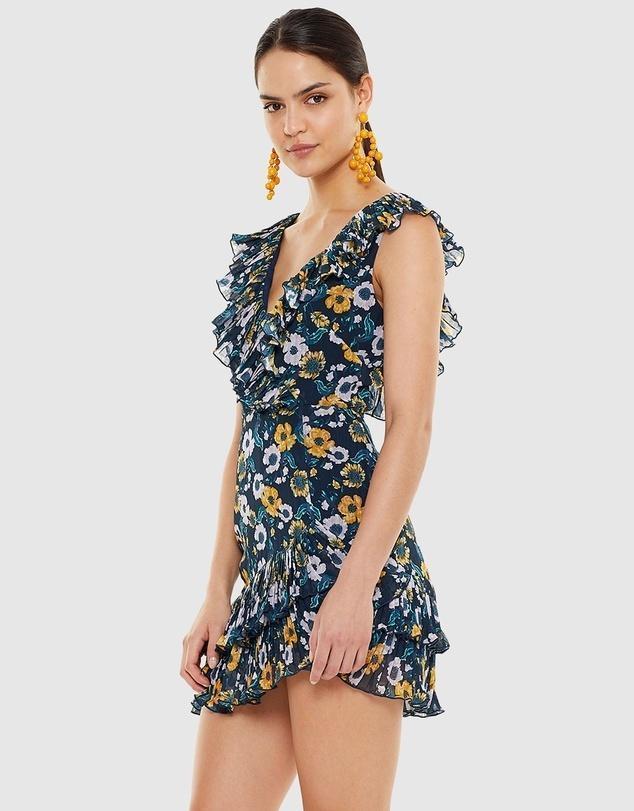 Talulah Light It Up Mini Dress Print Size 10 - Image 2