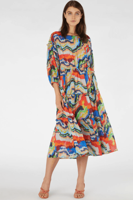 Gorman Felt Tip Forest Dress Print Size 14  - Image 1