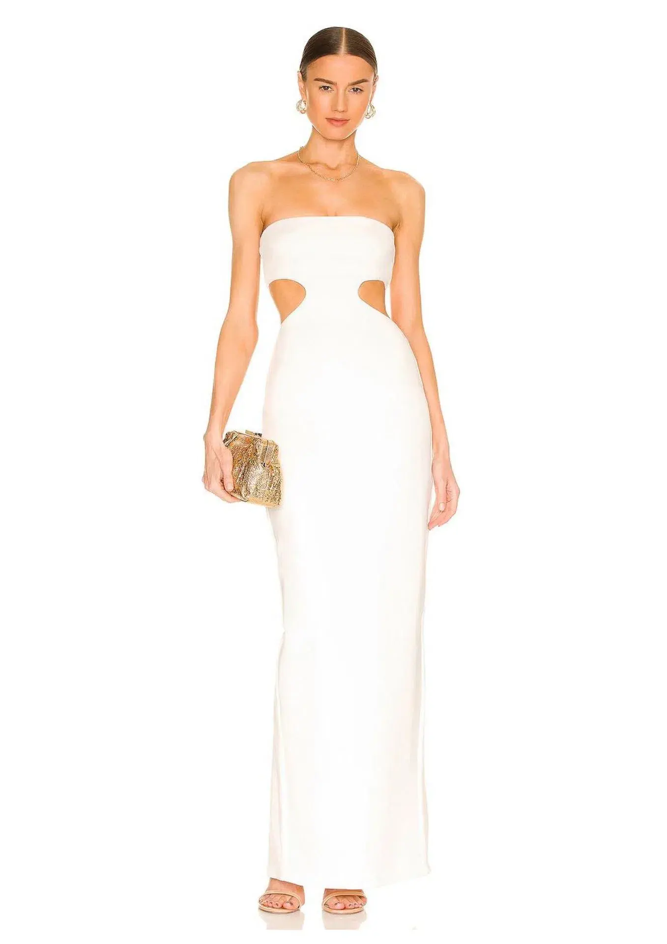 Natalie Rolt Carmen Gown White Size 0 / AU 6 - Image 1