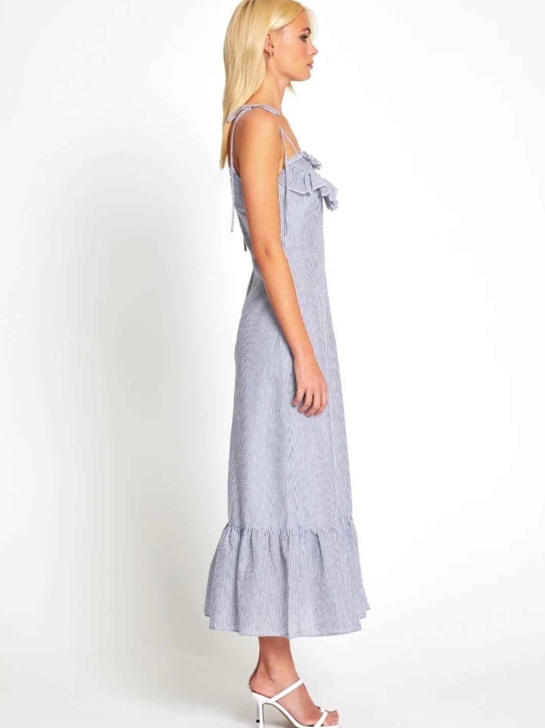 Alice McCall French Press Midi Dress Blue Size L (12/14) - Image 3