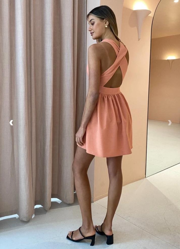 One Fell Swoop Lake Mini Dress Pink Size 12 - Image 4