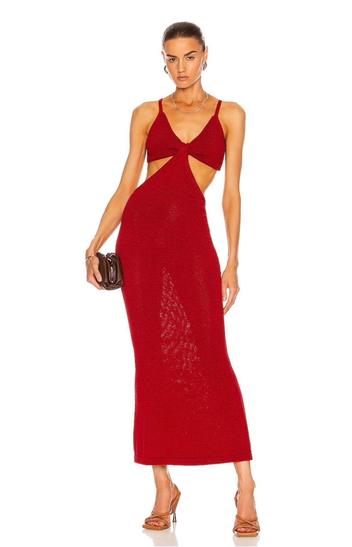 Cult Gaia Serita Dress Red Size 8 - Image 1