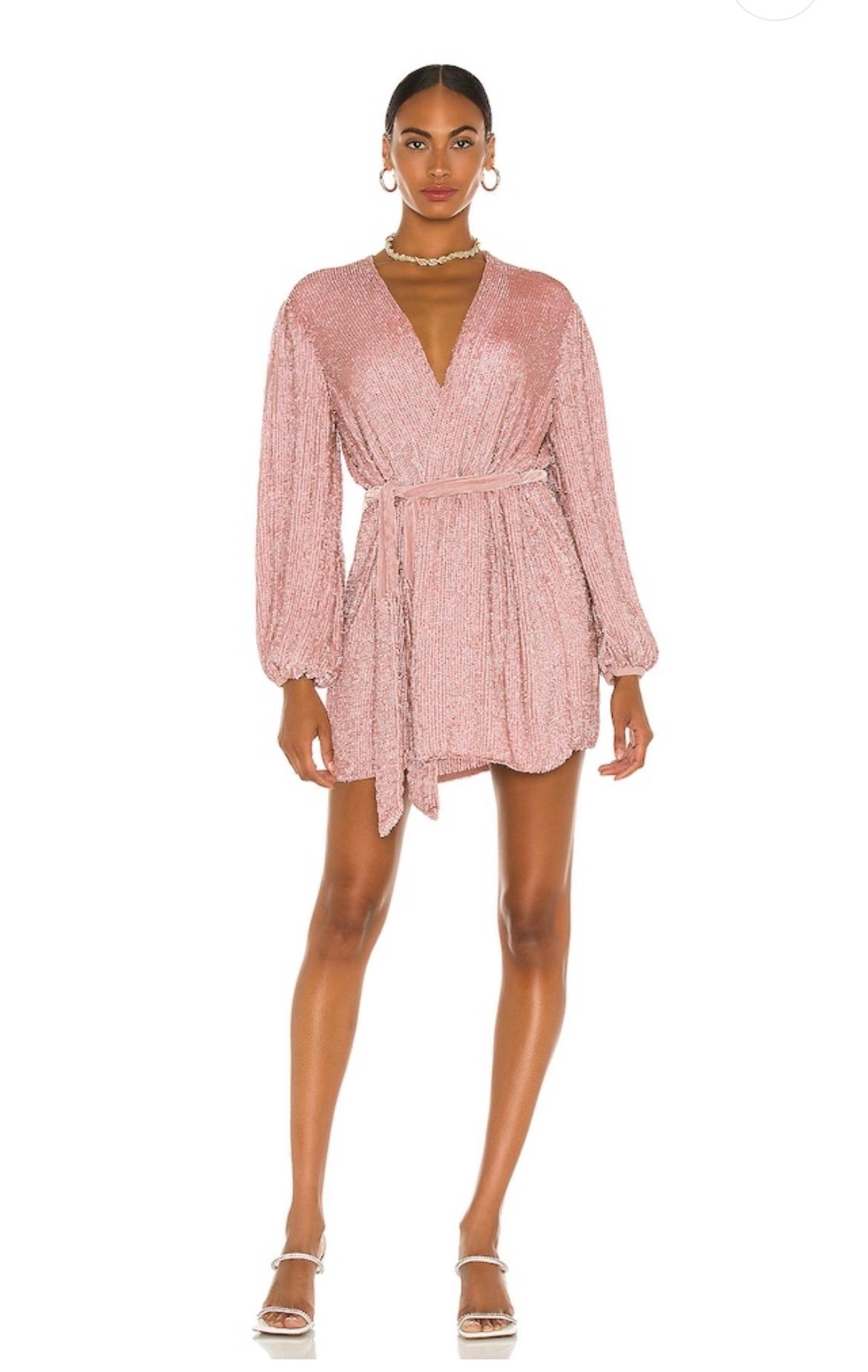 Retrofete Gabrielle Robe Dress Pink Size 6 - Image 1