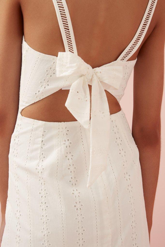 Finders Keepers Sundays Mini Dress White Size 8 for rent on The Volte - main image