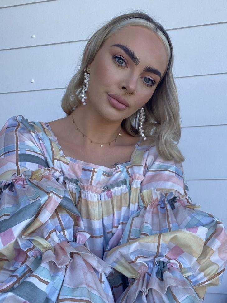 Aje L'Espirit Mini Dress Print Size 14 - Image 4