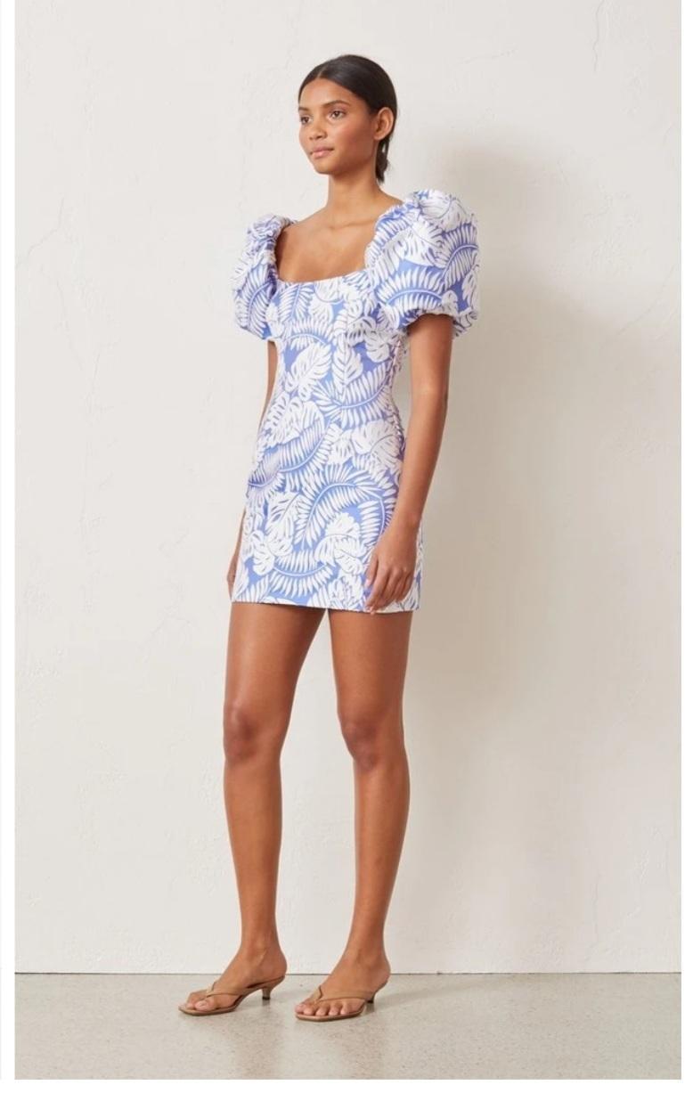 Bec & Bridge Banana Leaf Dress Print Size 8 - Image 2