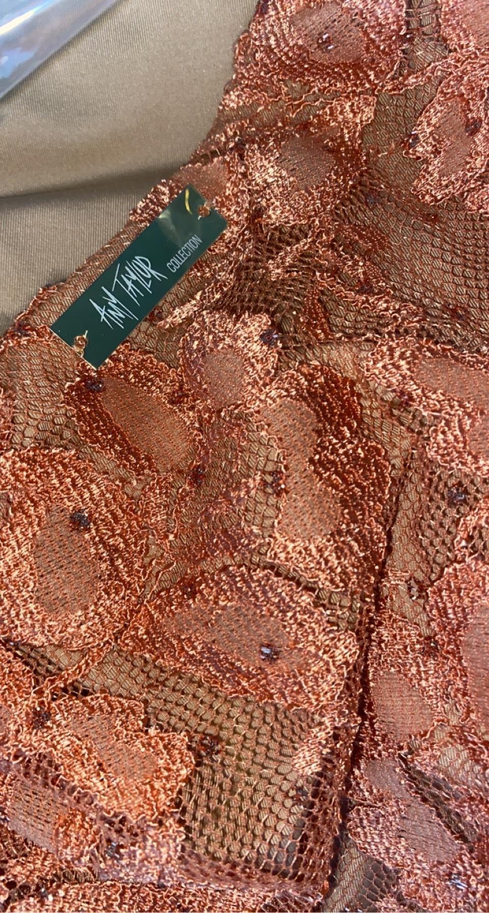 Amy Taylor Fire Up Dress Orange Size 8  - Image 3